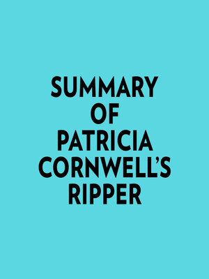 cover image of Summary of Patricia Cornwell's Ripper